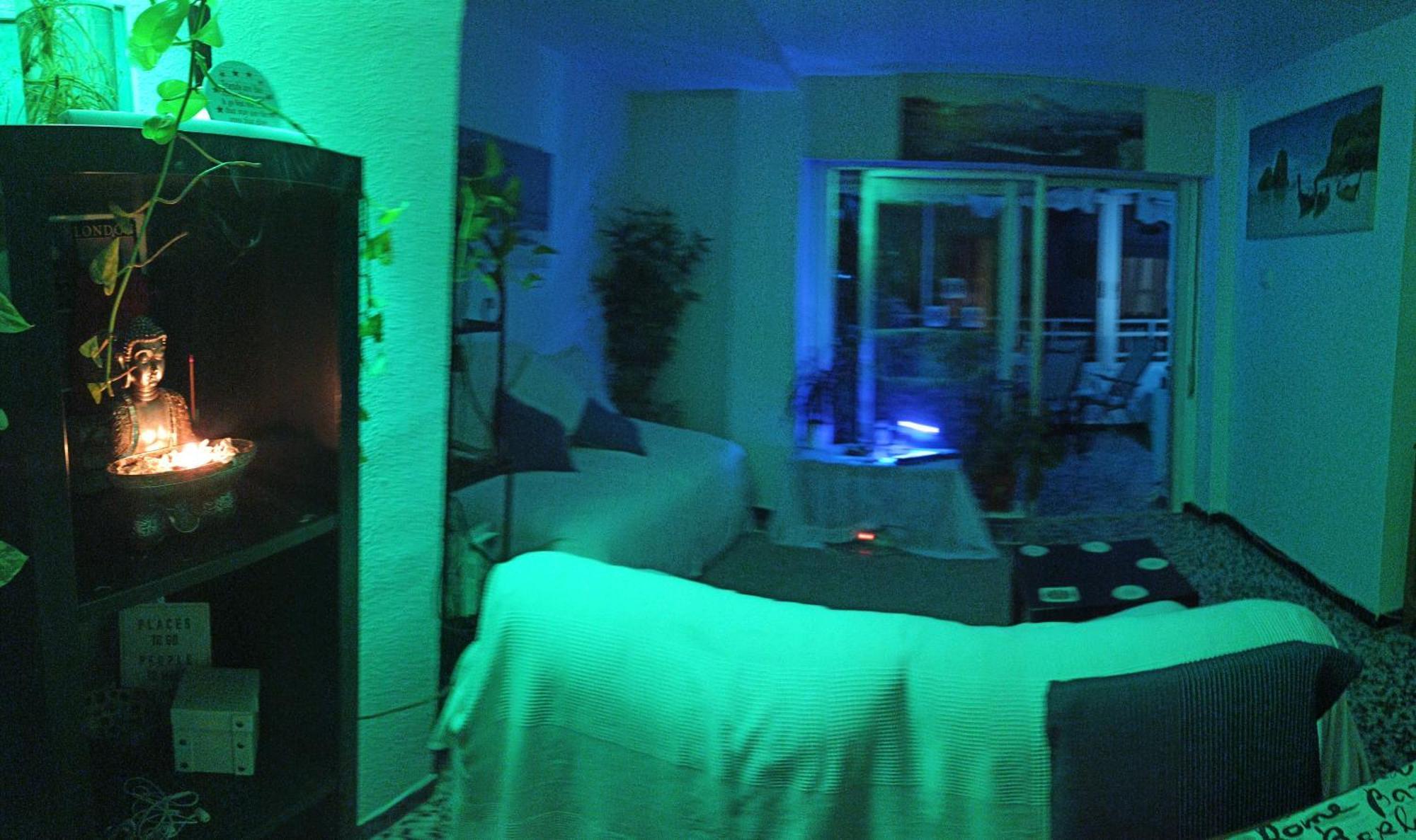 Blue Double Private Room At Front Beach - Habitacion Doble En La Playa Valencia Buitenkant foto